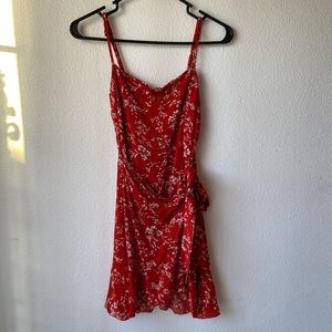 ZAFUL Ruffle Wrap Dress